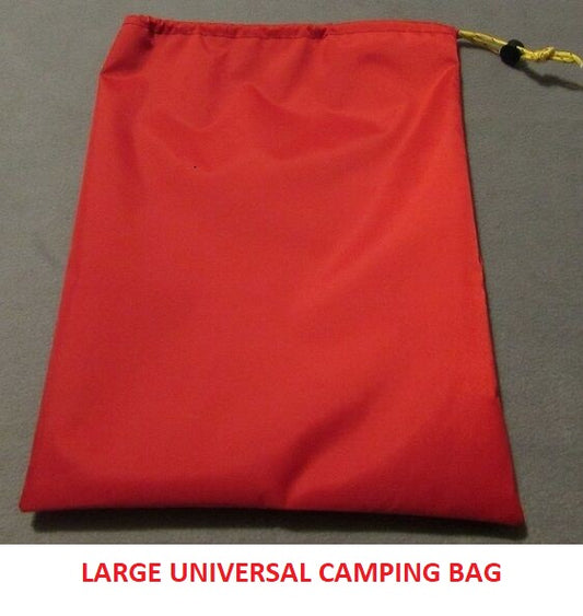 Camping peg bag - All purpose bag 25 x 30 approx in Red