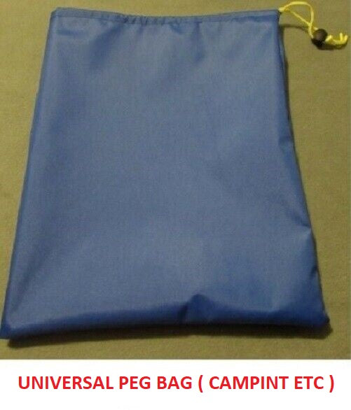 Camping peg bag - All purpose bag 25 x 30 approx in Blue