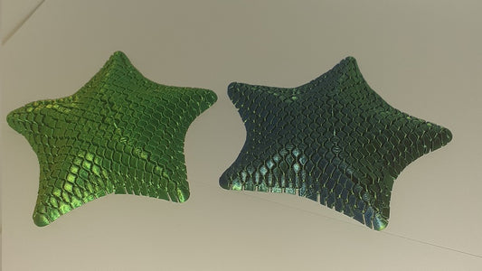 pair of Articulated starfish, 3D Printed Sensory Fidget, Multi Colour No 1